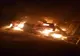 Bărbat carbonizat după ce mașina în care era a luat foc