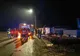PLAN ROȘU de intervenție noaptea trecută la Pașcani: un autocar cu 35 de persoane la bord, s-a răsturnat