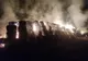 Un depozit de furaje, distrus de flăcări în localitatea Fântânele