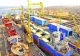 ANGAJAȚII ȘANTIERULUI NAVAL MANGALIA, PROTESTE ÎN FAȚA MINISTERULUI ECONOMIEI ȘI GUVERNULUI