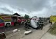 Accident violent în județul Iași. Un tânăr a rămas încarcerat după impactul cu un cap de pod